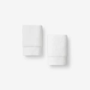 Company Cotton Plush Spa Solid White Cotton Wash Cloth (Set of 2)