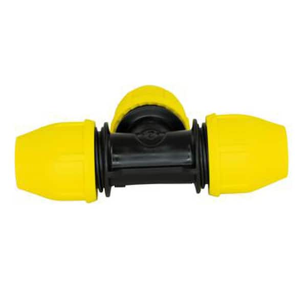 HOME-FLEX IPS Yellow The Home DR Depot Gas Pipe Underground 18-401-005 Poly 9.3 1/2 Tee - in.