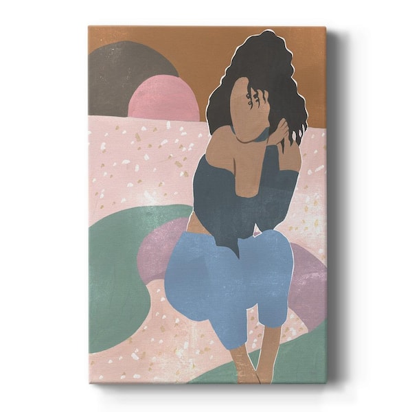 Wexford Home Curly Lady II by Wexford Homes Unframed Giclee Home Art Print 18 in. x 12 in.