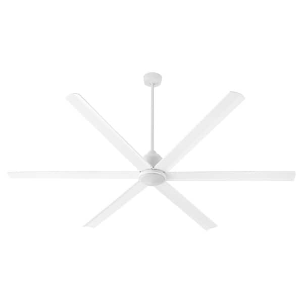 quorum Titus 80 in. 6-Blade Studio White Ceiling Fan 20806-8 - The Home ...