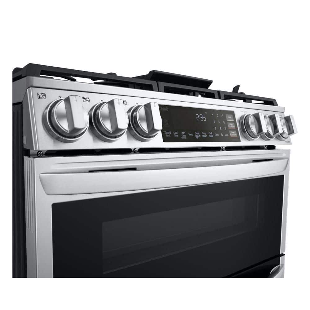 30 Inch Stainless Steel Smart Dual-Fuel Double Oven Range