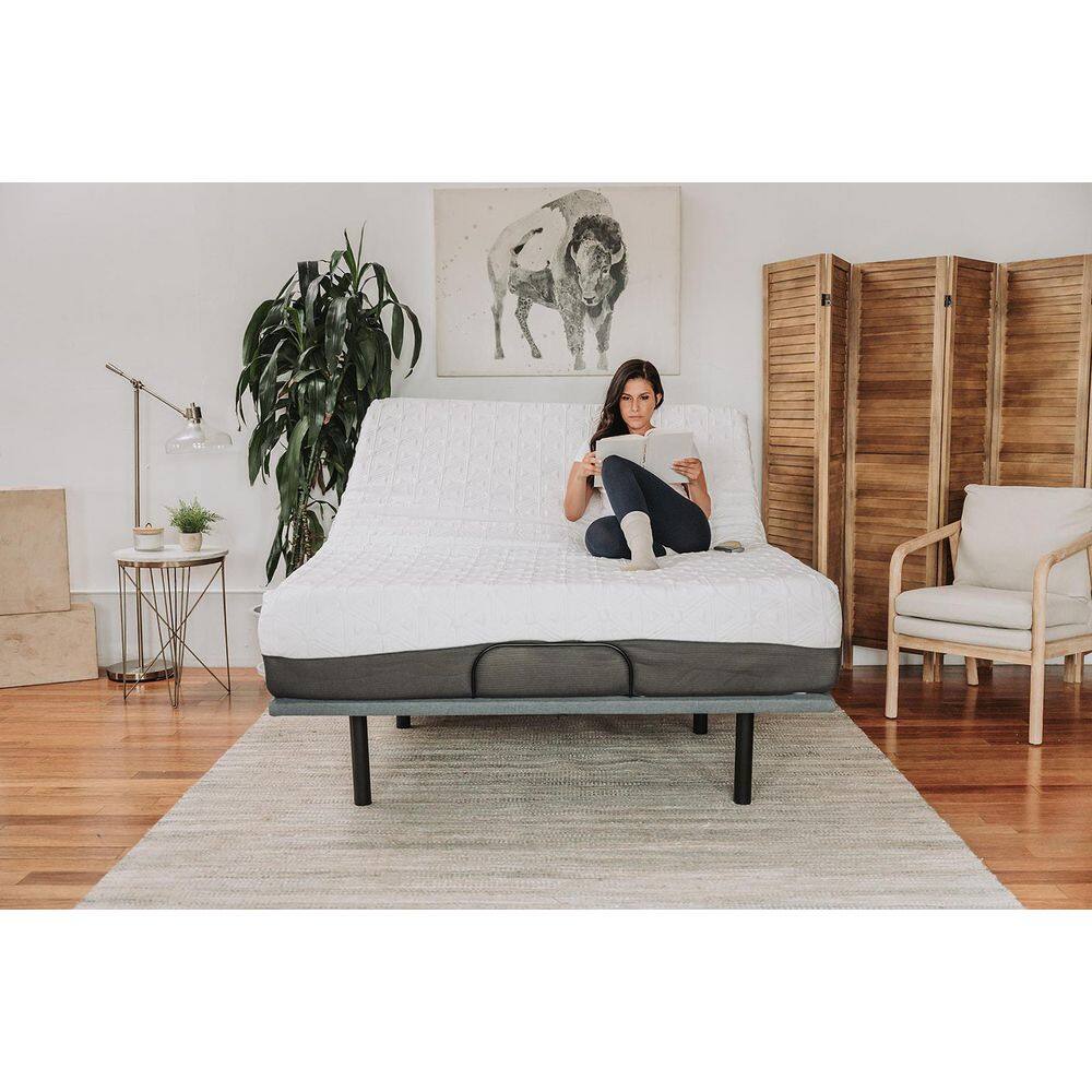 10 in. Medium Firm Gel Memory Foam Smooth Top King Mattress price history on PriceWatchPro