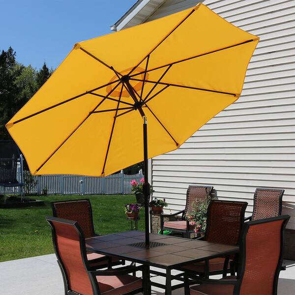 crank pagoda outdoor patio umbrellas Pacific Pagoda 8.5 ft Umbrella with Alternating Panels