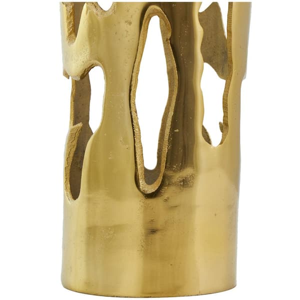 Hammered Brass Vase - The Pretty Prop Shop - Auckland Wedding and