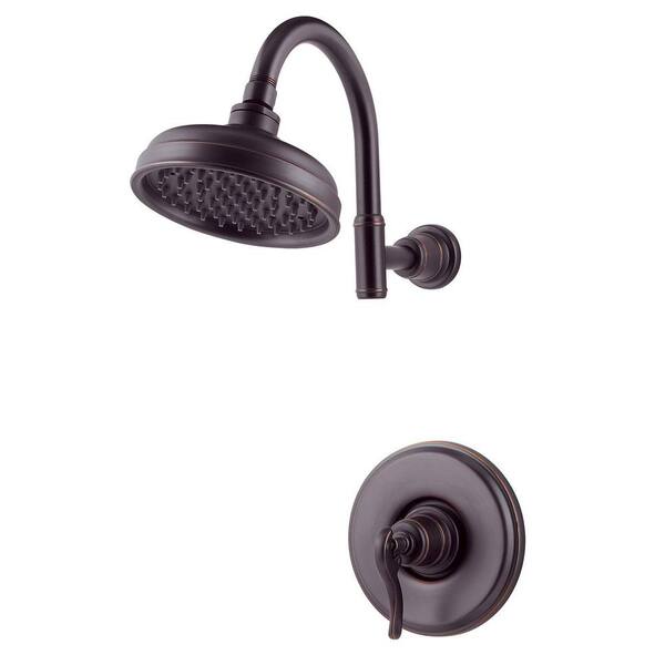 Pfister Ashfield Single-Handle Shower Faucet Trim Kit in Tuscan Bronze (Valve Not Included)