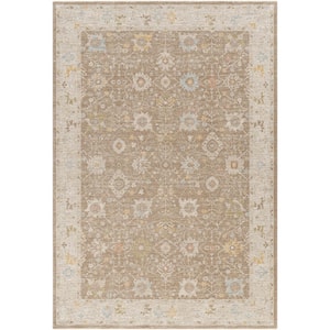 Avant Garde 10 ft. x 14 ft. Brown Border Indoor Area Rug