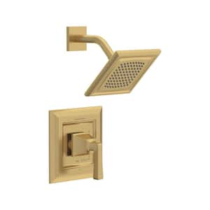 Town Square S 1-Handle Water Saving Shower Faucet Trim for Flash Valves in Brushed Cool Sunrise (Valve Not Included)