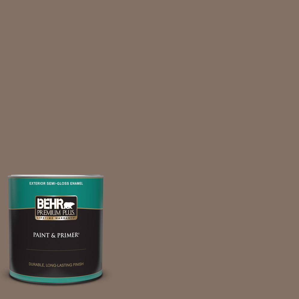 BEHR PREMIUM PLUS 1 qt. PPU517 Cardamom Spice SemiGloss Enamel