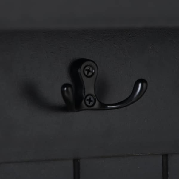 Silver Iron and White Ceramic 3 in 1 Coat Hooks Metal and