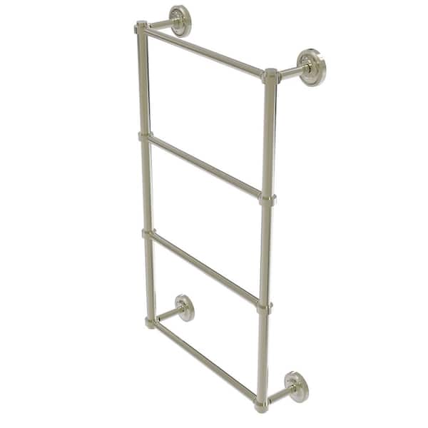 Allied Brass Prestige Regal 36 Inch Wall Mounted 4 Tier Ladder Towel Bar in Polished Nickel