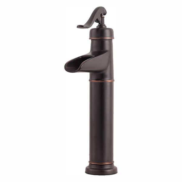 Pfister Ashfield Single Hole Single-Handle Vessel Bathroom Faucet in Tuscan Bronze