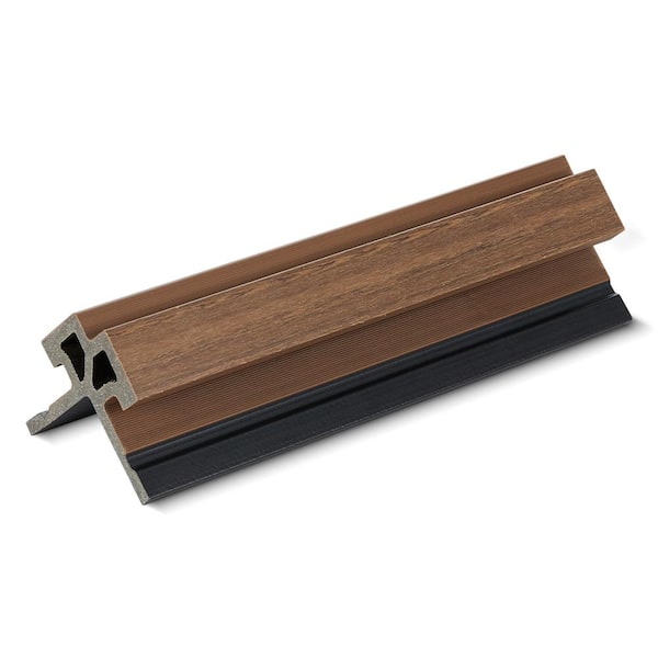 Unbranded 3.5 in. x 3.5 in. x 12 ft. Tiger Eye Soar Outer Corner (Vertical) Trim-Composite Siding board