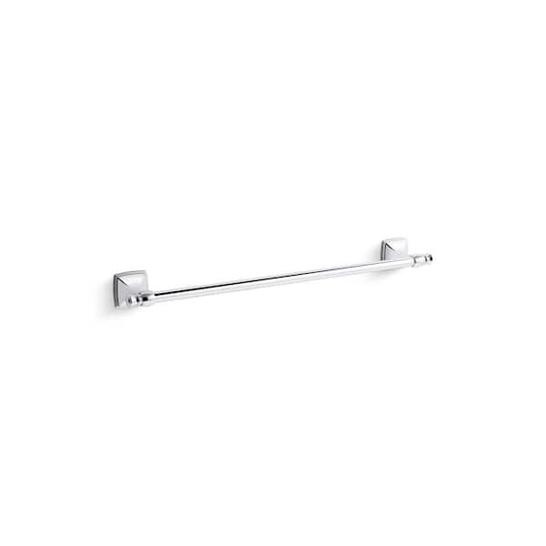 KOHLER Grand 24 in. Wall Mounted Towel Bar in Polished Chrome