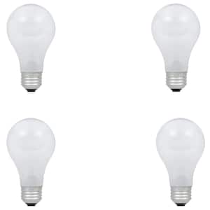 100-Watt Equivalent A19 Dimmable Eco-Incandescent Light Bulb Soft White (4-Pack)