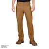 Milwaukee Men's 34 in. x 30 in. Khaki and Gray Cotton/Polyester/Spandex  Flex Work Pants with 6-Pockets (2-Pack) 701K-3430-701G-3430 - The Home Depot