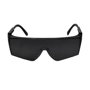 Black, Boxer Color Lens Black temple Safety Glasses (3-Pairs)