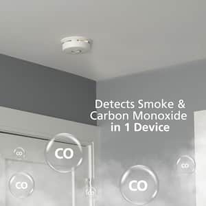 Smoke and Carbon Monoxide Detector, Hardwired with Smart Features and Voice Alert