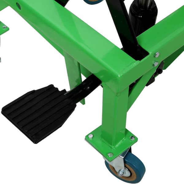 Sudzendf Green Steel 300 lbs Hydraulic Jack Lift Foot Step with