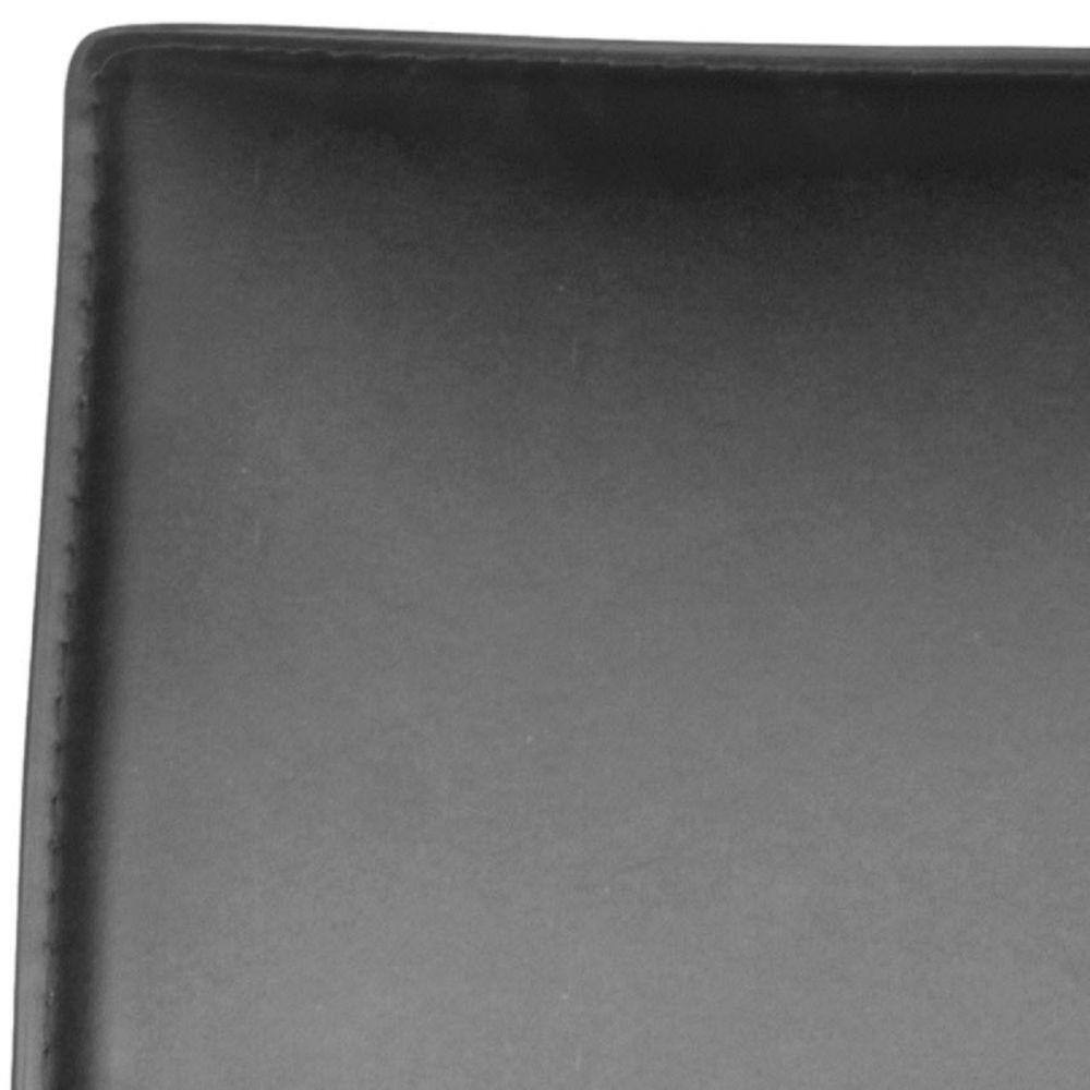 Karna Black Leather Upholstered Dining Side Chair Set