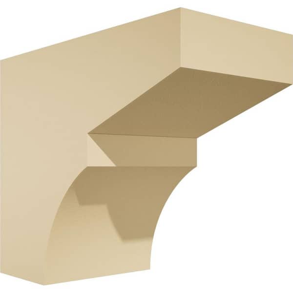 Ekena Millwork Standard Monterey 6 in. W x 10 in. H x 12 in. D Polyurethane Rafter Tail Outlooker