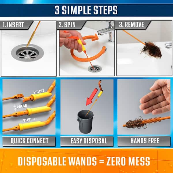 Drain Weasel Drain Weasel Hair Clog Tool Starter Kit for Drain