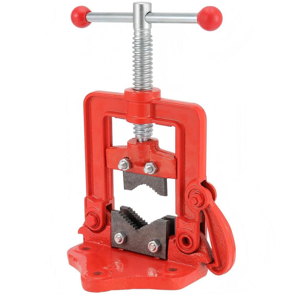 0.4 in. to 2.4 in. Capacity Heavy Duty Pipe Vice, Forged Bench Yoke Vise Threader for Cutting and Fixing Pipes price history on PriceWatchPro