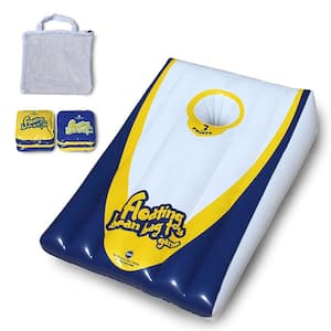Floating Bean Bag Toss Inflatable Cornhole Game for Outdoor Pool