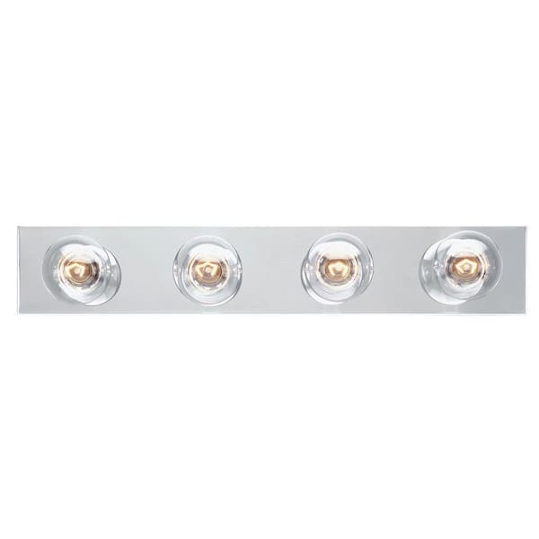 4-Light Chrome Interior Bath Bar Light