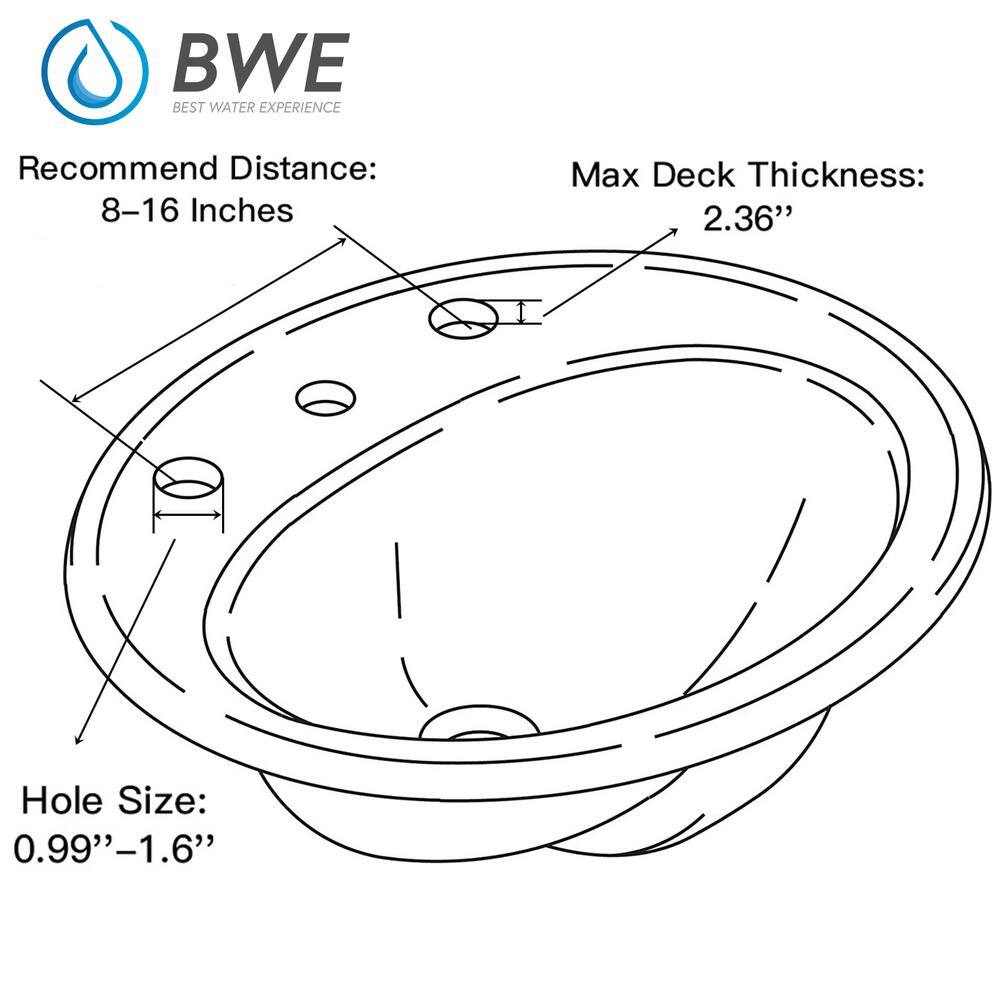 Oil-Rubbed Bronze 8-Inch Waterfall Widespread 2-Handle Bathroom Faucet