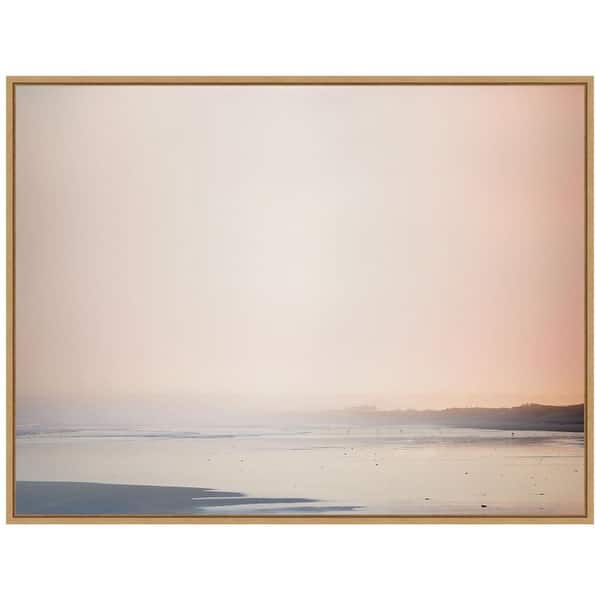 Amanti Art Currumbin Sandy Beach" by Urban Road 1 Piece Floater Frame Color Nature Photography Wall Art 23 in. x 30 in.