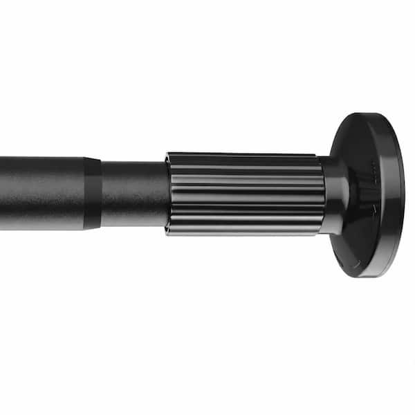 Extra Long Adjustable Tension Curtain Rod 51-166 in for Indoor and Outdoor Use with 1.26 in Diameter