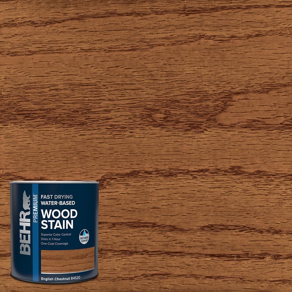 1 qt. #TIS-520 English Chestnut Transparent Fast Drying Water-Based Interio