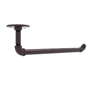 Pipeline Collection Under Cabinet Wall-Mount Paper Towel Holder in Antique Bronze