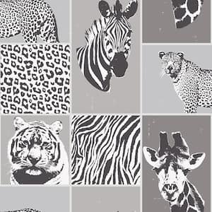 Zoya Grey Safari Grey Paper Peelable Roll (Covers 56.4 sq. ft.)