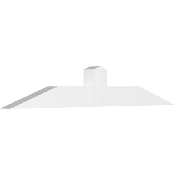 Ekena Millwork Portland 72 in. W x 12 in. H x 4 in. D Signature Polyurethane Bracket