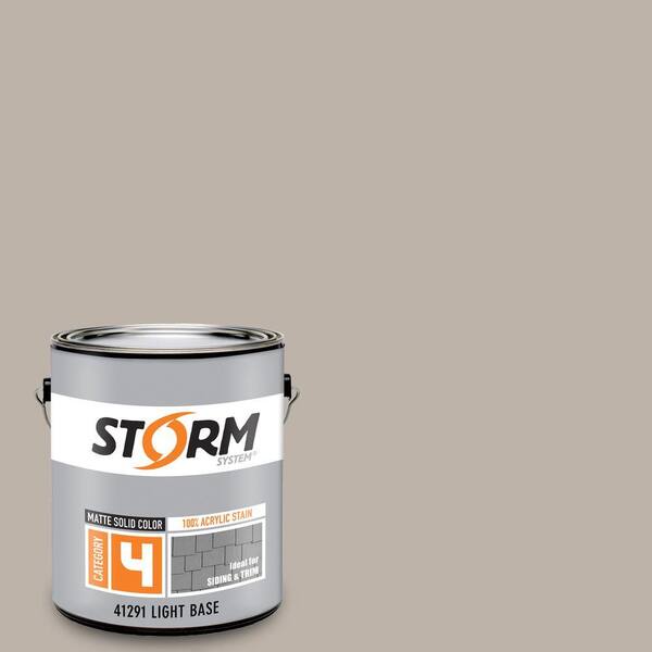 Storm System Category 4 1 gal. Sand Dollar Taupe Matte Exterior Wood Siding 100% Acrylic Stain