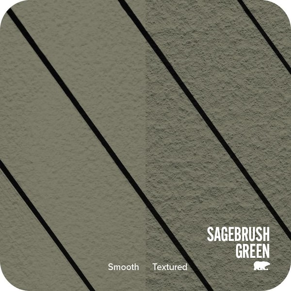 5 gal. #SC-138 Sagebrush Green Textured Solid Color Exterior Wood and Concrete Coating