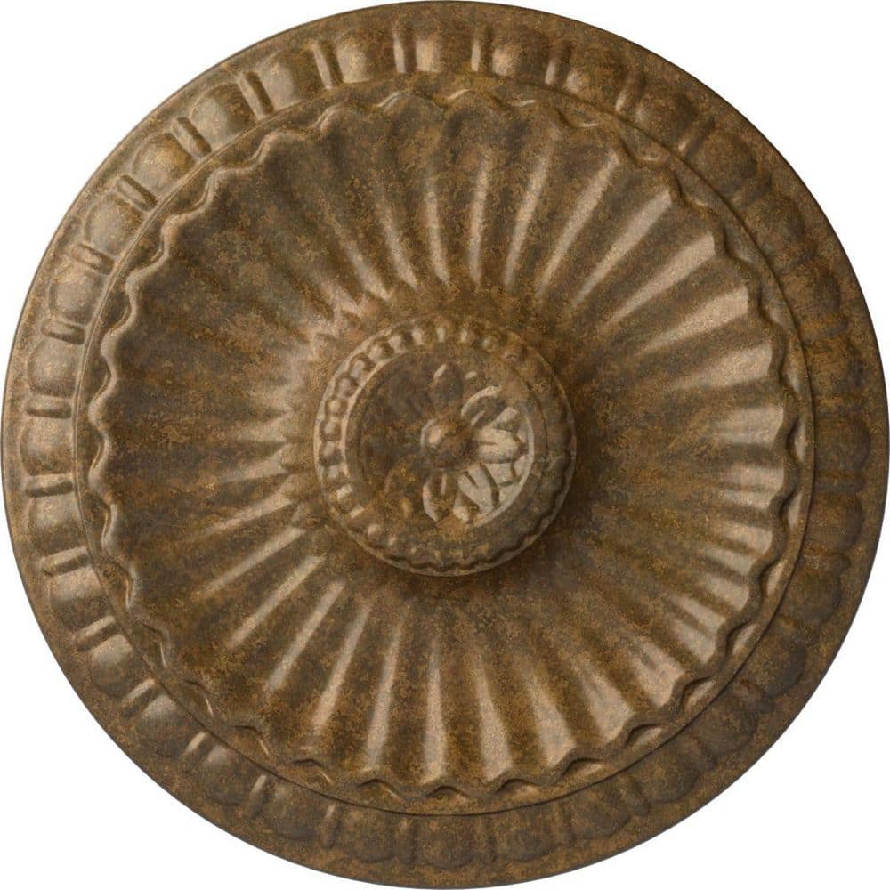 11-1/4 in. x 1-1/8 in. Linus Urethane Ceiling Medallion, Rubbed Bronze price history on PriceWatchPro