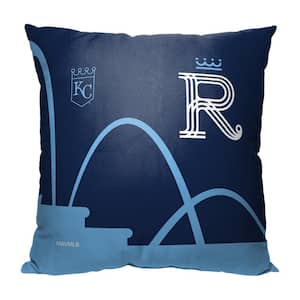 MLB City Connect Royals Printed Polyester Throw Pillow 18 X 18