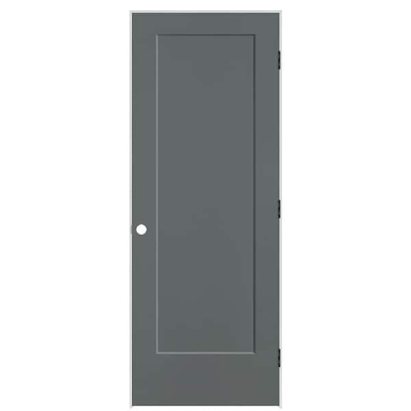 Masonite 30 in. x 80 in. 1-Panel Lincoln Park Left-Hand Solid Core Cordite Molded Composite Single Prehung Interior Door