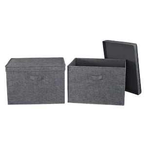 14.5 -Gal. Wide KD Storage Box with Lid Box in Graphite