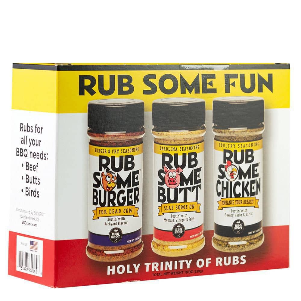 Holy Trinity of BBQ Gift Pack Rub (3-Piece)