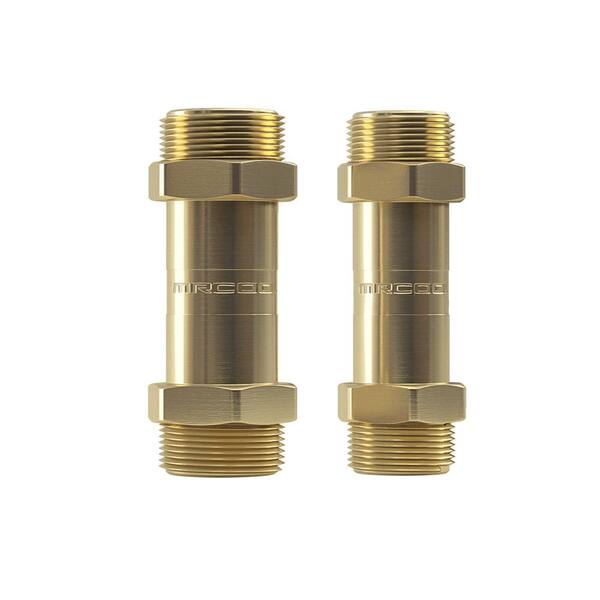 Mrcool Diy 1 4 In X 1 2 In Brass Couplers With 50 Ft Of Communication Wire Diycoupler 1412k50 The Home Depot