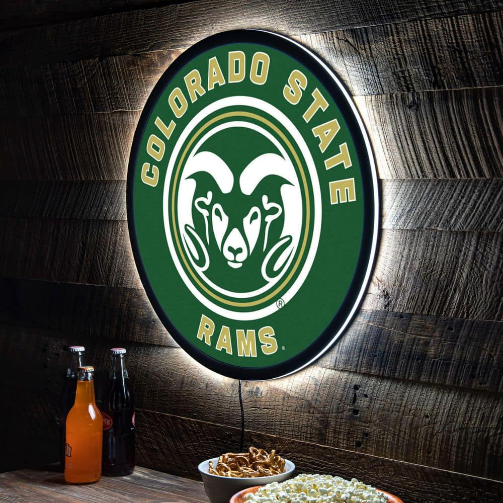 Colorado State University Round 23 in. Plug-in LED Lighted Sign price history on PriceWatchPro