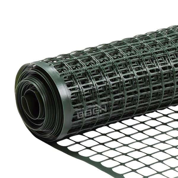 Everbilt Green Plastic 1 in. Mesh 3-1/3 ft. x 25 ft. Garden Fence Hardware  Cloth 889250EB12 - The Home Depot