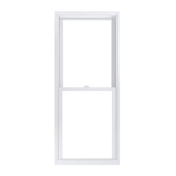 American Craftsman 27.75 in. x 65.25 in. 70 Pro Series White Double Hung Low-E Argon PS Glass Vinyl Replacement Window, Screen Incl