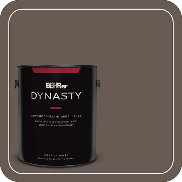 1 gal. #N200-7 Underground One-Coat Hide Matte Interior Stain-Blocking Paint & Primer