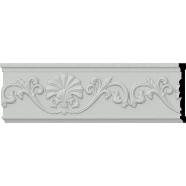 Ekena Millwork SAMPLE - 5/8 in. x 12 in. x 5 in. Polyurethane Millin Chair Rail Moulding