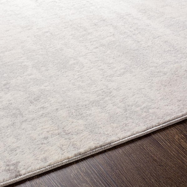 Hathor Charcoal 8 ft. x 10 ft. Modern Abstract Polypropylene Rectangular Area Rug