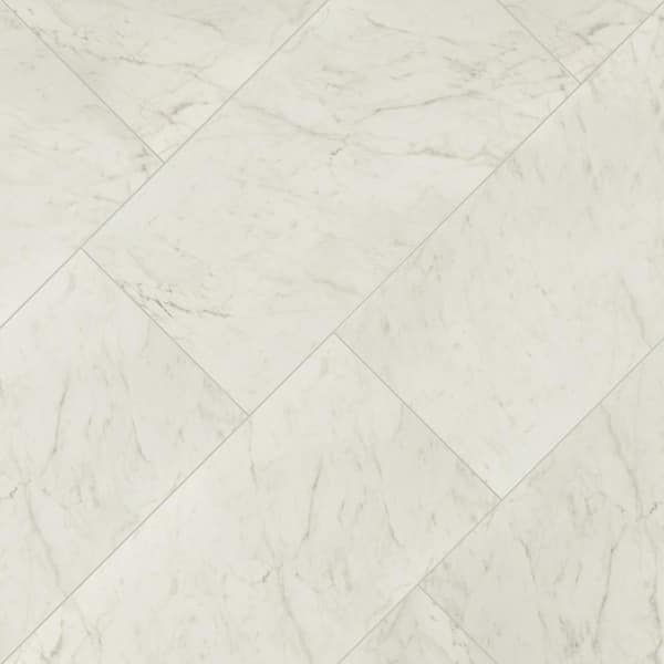 MSI Leonardo Bianco 24 in. x 48 in. Polished Porcelain Marble Look